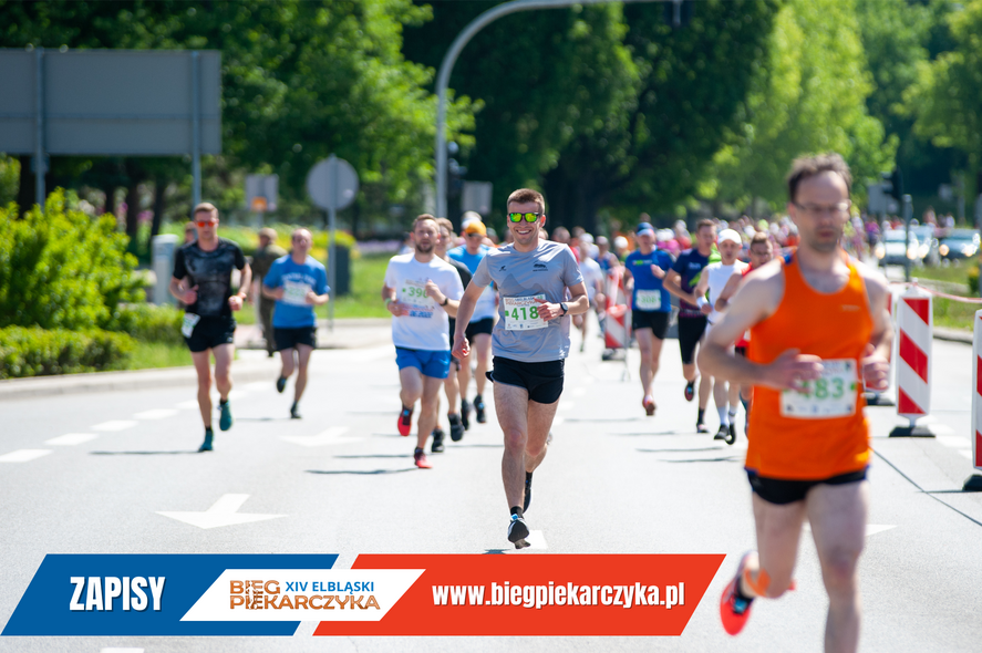 Elbląg, Bieg Piekarczyka: 10 kroków do linii mety