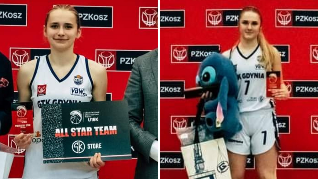 Elbląg, Rozalia Sznajder (z lewej) i Victoria Rocka