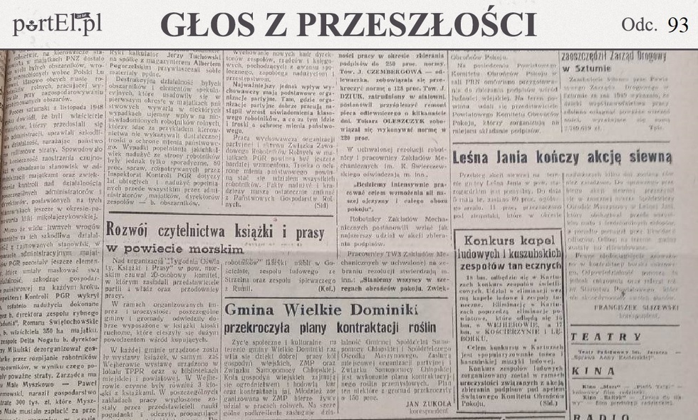 Elbląg, Głos Wybrzeża nr 132, 1950 r.