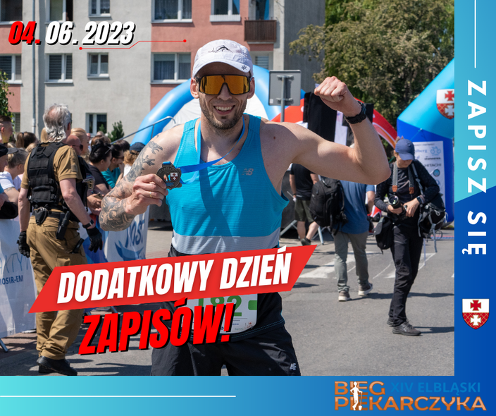 Elbląg, Dodatkowy dzień zapisów na Bieg Piekarczyka