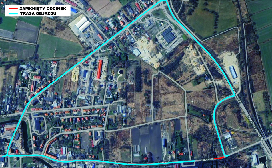 Elbląg, Fragment Radomskiej będzie zamknięty Elbląg, Fragment Radomskiej będzie zamknięty