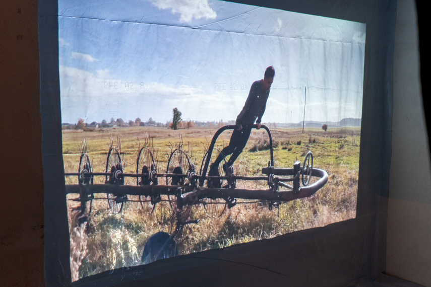 Elbląg, Jedna z prac artysty, którą możemy oglądać na wystawie,