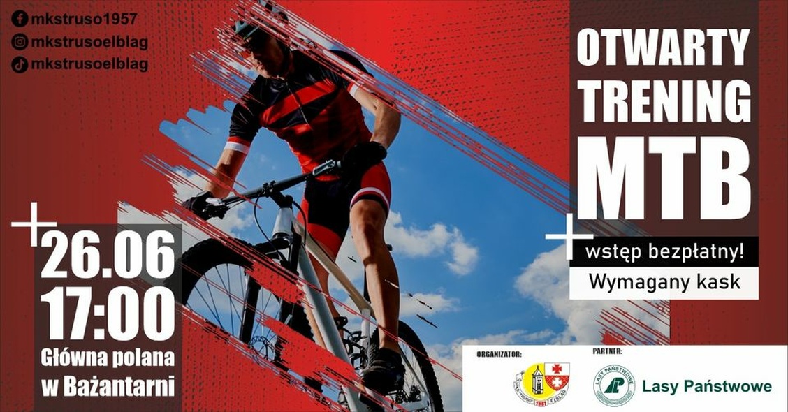 Elbląg, "Truso" zaprasza na trening MTB