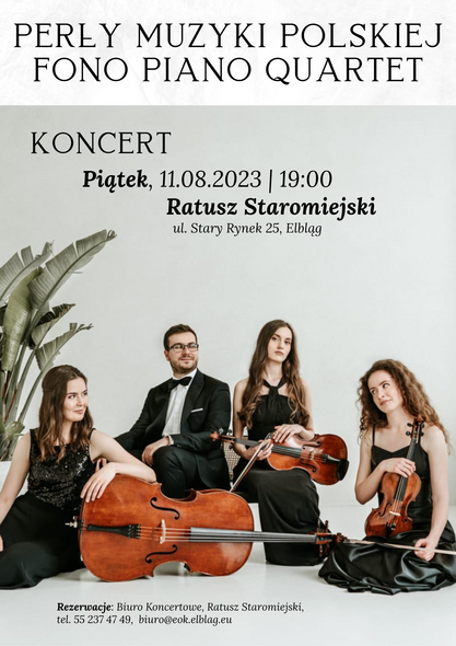 Elbląg, Perły Muzyki Polskiej - Fono Piano Quartet Elbląg, Perły Muzyki Polskiej - Fono Piano Quartet