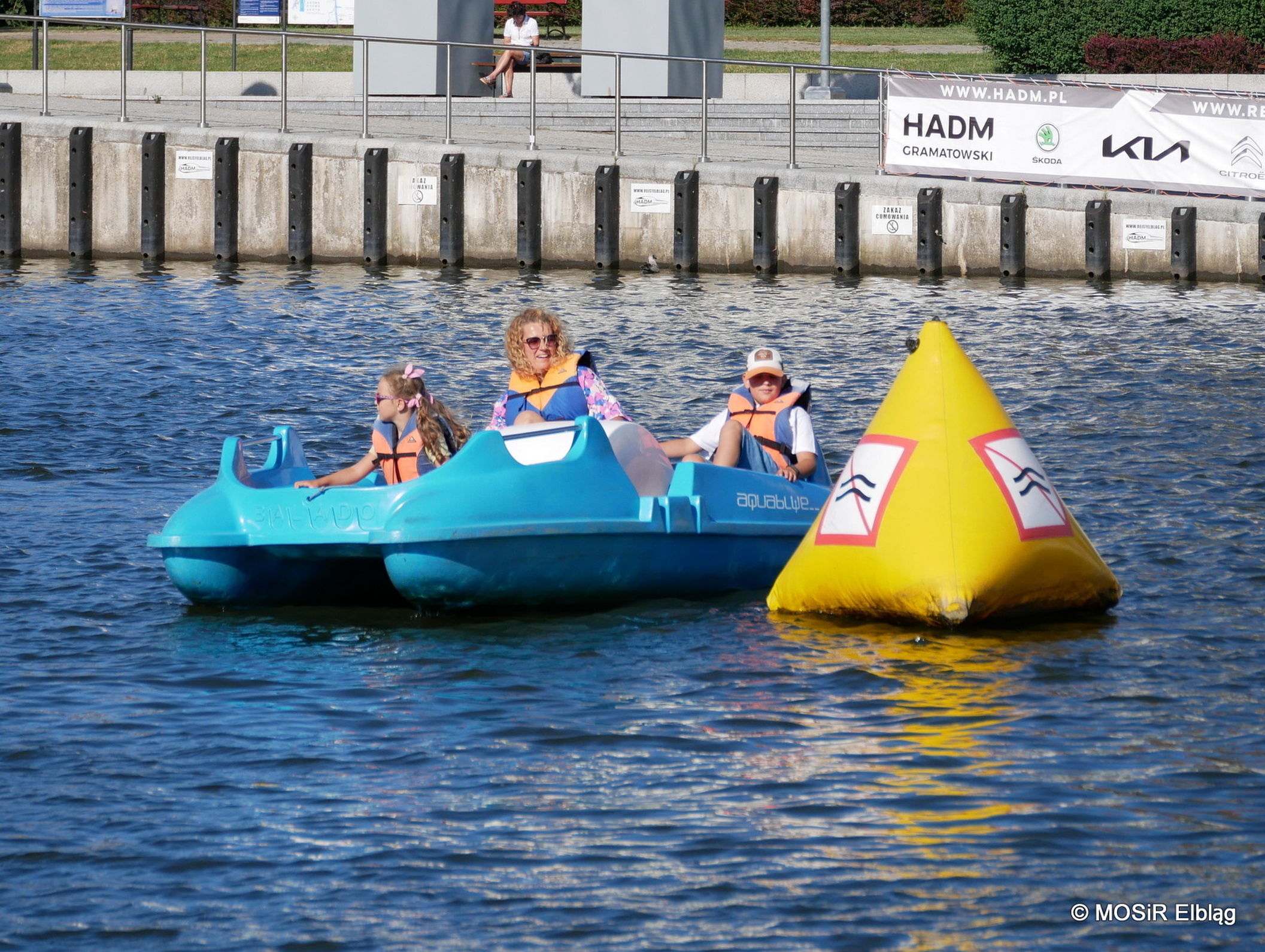 Elbląg, Popływaj na rowerach wodnych