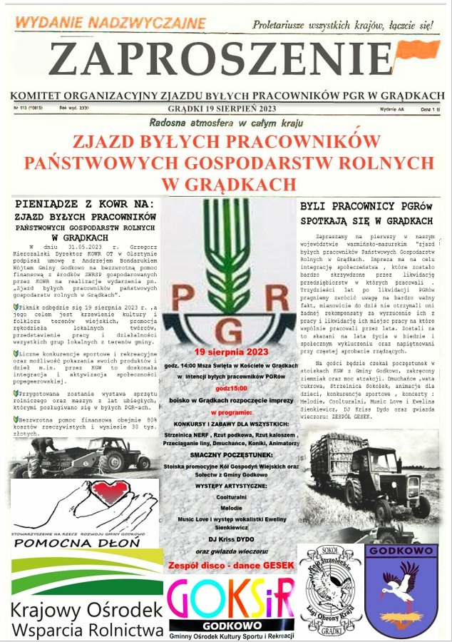 Elbląg, Zjazd byłych pracowników Państwowych Gospodarstw Rolnych w Grądkach Elbląg, Zjazd byłych pracowników Państwowych Gospodarstw Rolnych w Grądkach