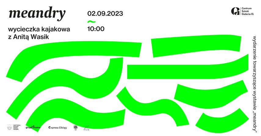 Elbląg, Wycieczka kajakowa z Anitą Wasik | Wydarzenie towarzyszące wystawie „meandry”