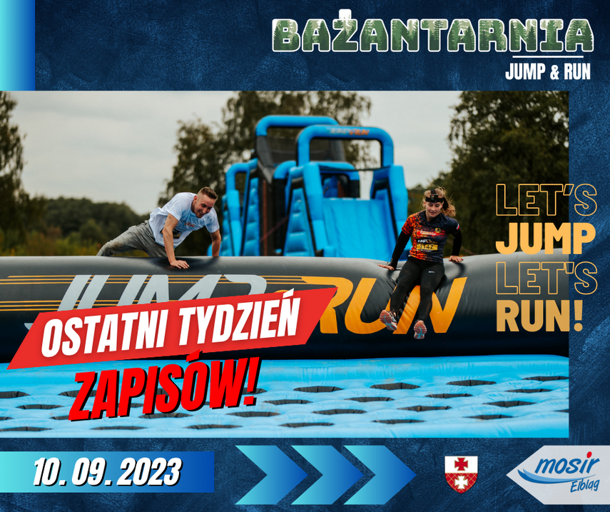 Elbląg, Ostatni tydzień zapisów na Jump&Run Elbląg, Ostatni tydzień zapisów na Jump&Run