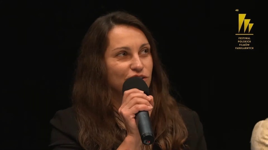 Elbląg, Monika Kwiatkowska. Kadr z konferencji prasowej FPFF. https://www.youtube.com/watch?v=jKF_PmDNUh8