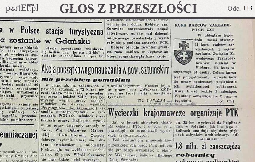 Elbląg, Głos Wybrzeża nr 164, 1950 r.