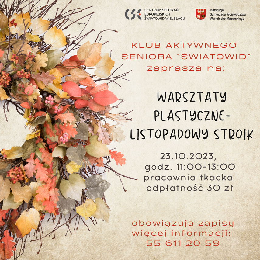 Elbląg, Listopadowy stroik DIY 