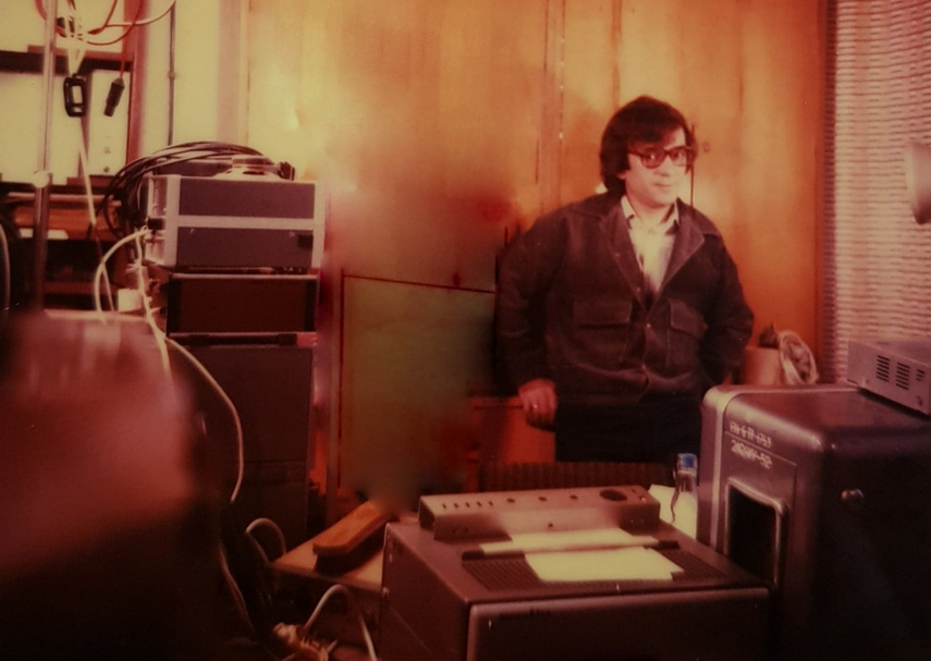 Elbląg, Andrzej Krawczyński senior, warsztat łączności Komendy Wojewódzkiej Straży Pożarnych w Elblągu, lata 80,