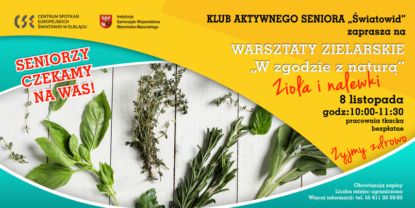 Elbląg, O ziołach i nalewkach w Klubie Aktywnego Seniora