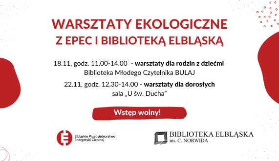 Warsztaty ekologiczne z EPEC i Biblioteką Elbląską