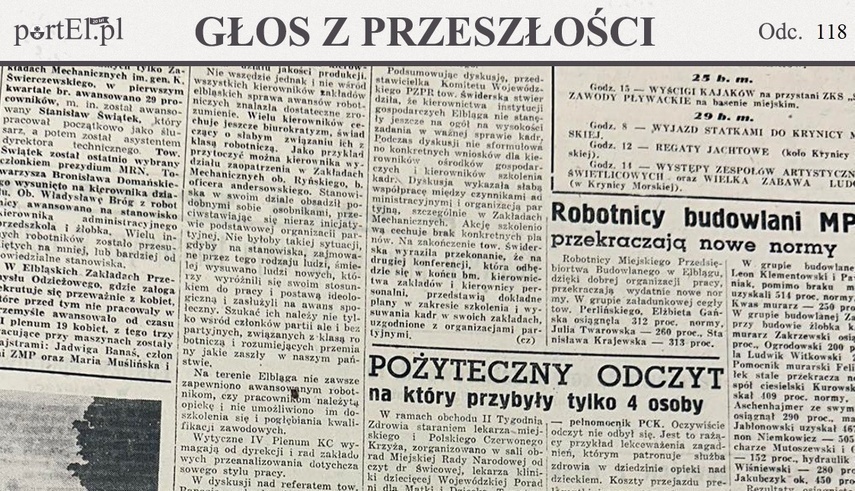 Elbląg, Głos Wybrzeża nr 171, 1950 r.