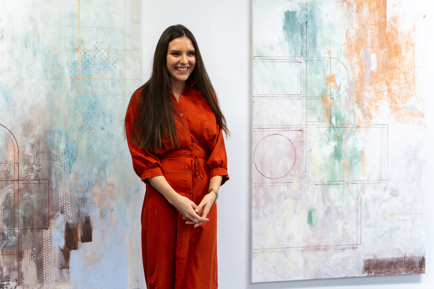 Elbląg, Karolina Kardas zaprezentowała swoje najnowsze obrazy