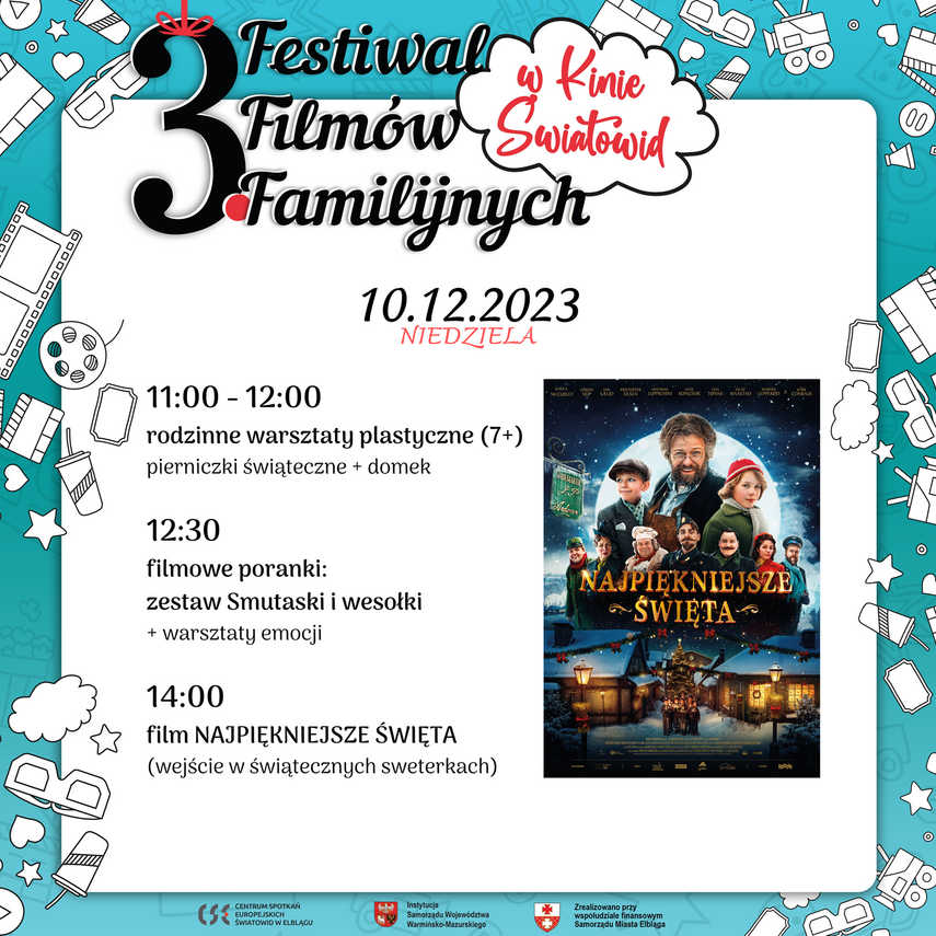 Elbląg, Ostatni dzień Festiwalu Filmów Familijnych w Kinie Światowid