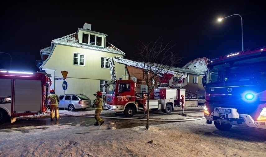 Elbląg, Pożar mieszkania na Chopina