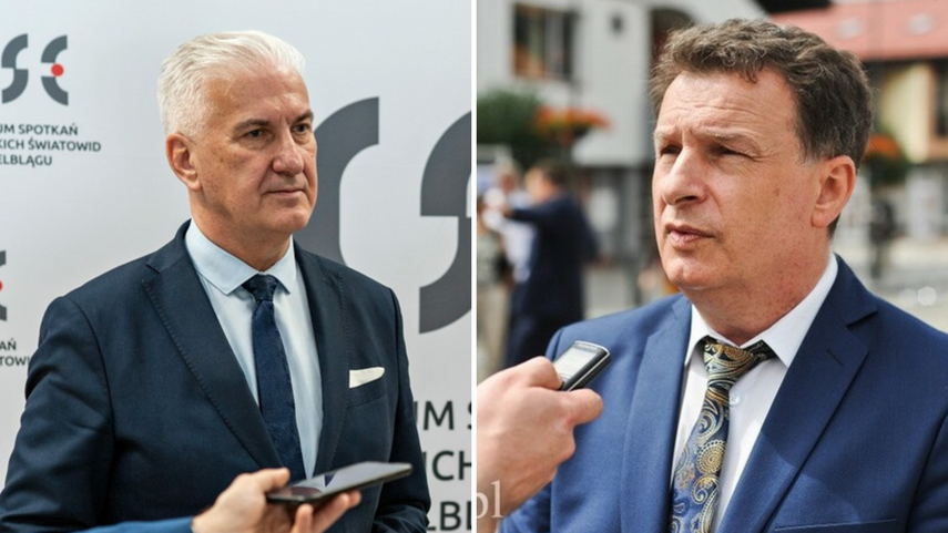 Elbląg, Antoni Czyżyk (z lewej) i Mirosław Jonakowski Elbląg, Antoni Czyżyk (z lewej) i Mirosław Jonakowski