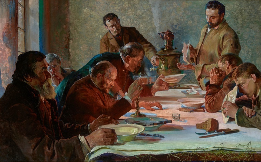 Elbląg, Malczewski, Wigilia na Syberii Elbląg, Malczewski, Wigilia na Syberii