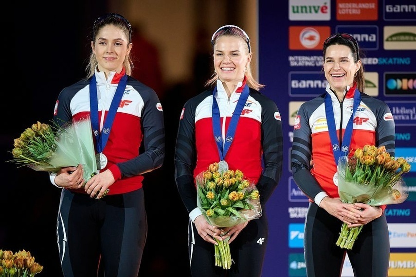Elbląg, Reprezentacja Polski z Igą Wojtasik (pierwsza z lewej) wywalczyła srebrny medal na ME