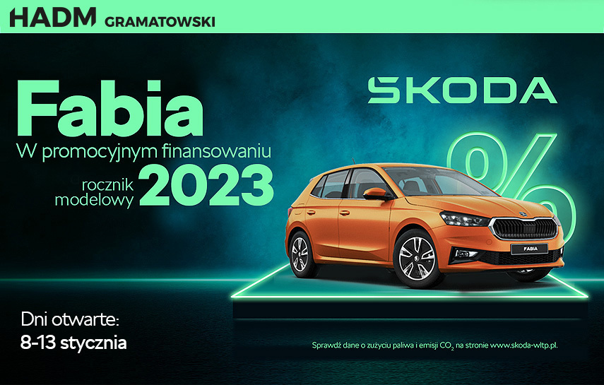 Szybko zanim znikną! Skoda Fabia 2023 na Dniach Otwartych HADM Gramatowski