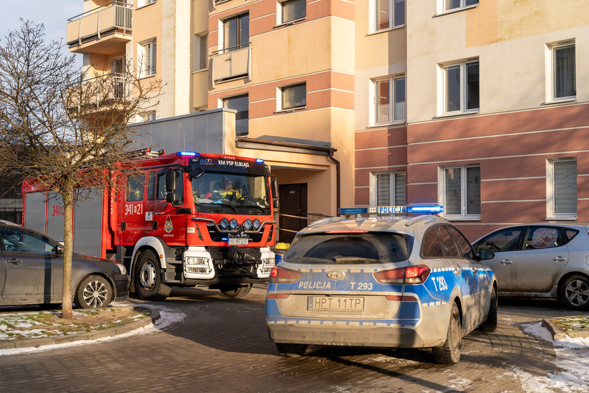 Elbląg, Zapalił się garnek. W panice wyrzucił go przez okno