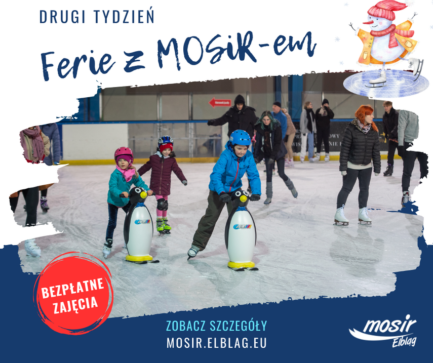 Elbląg, Przed nami drugi tydzień ferii z MOSiR-em Elbląg, Przed nami drugi tydzień ferii z MOSiR-em