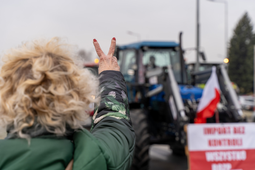 Elbląg, "Potrzebujemy konkretnych rozwiązań". Rolnicy protestowali na ulicach Elbląga