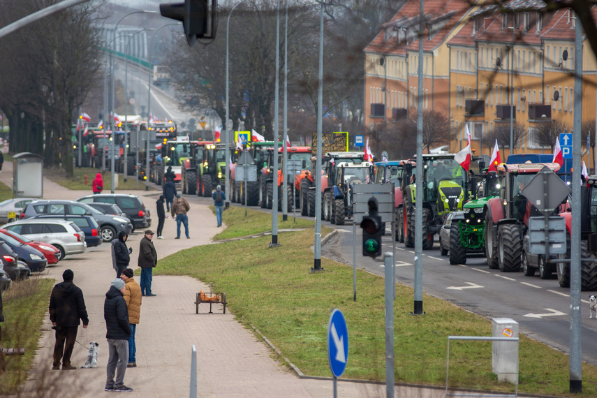 Elbląg, Strajk rolników w Elblągu. Tak go relacjonowaliśmy