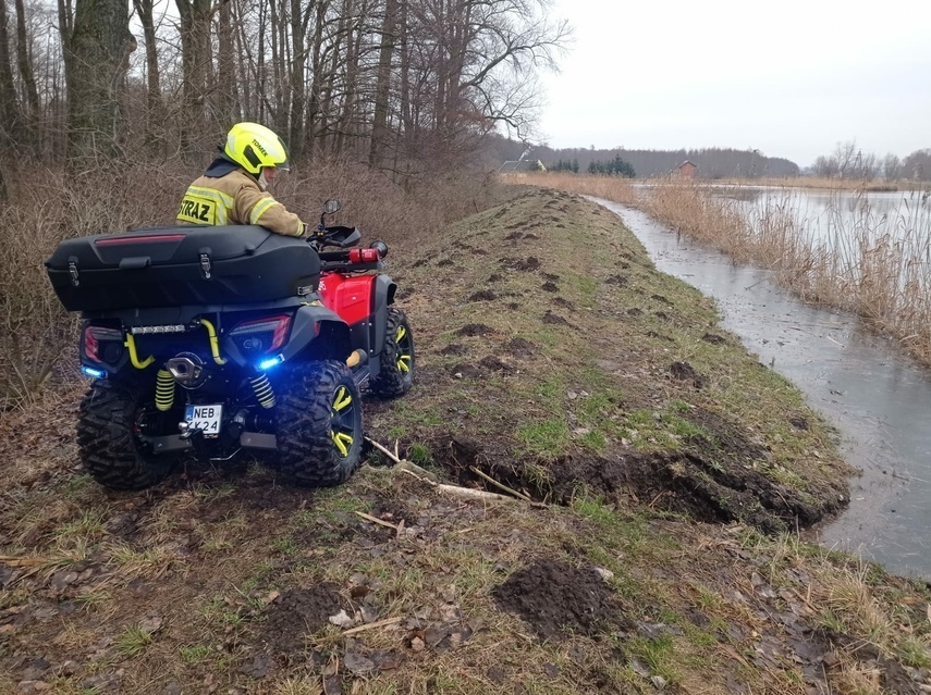 Elbląg, Wał przeciwpowodziowy w naprawie
