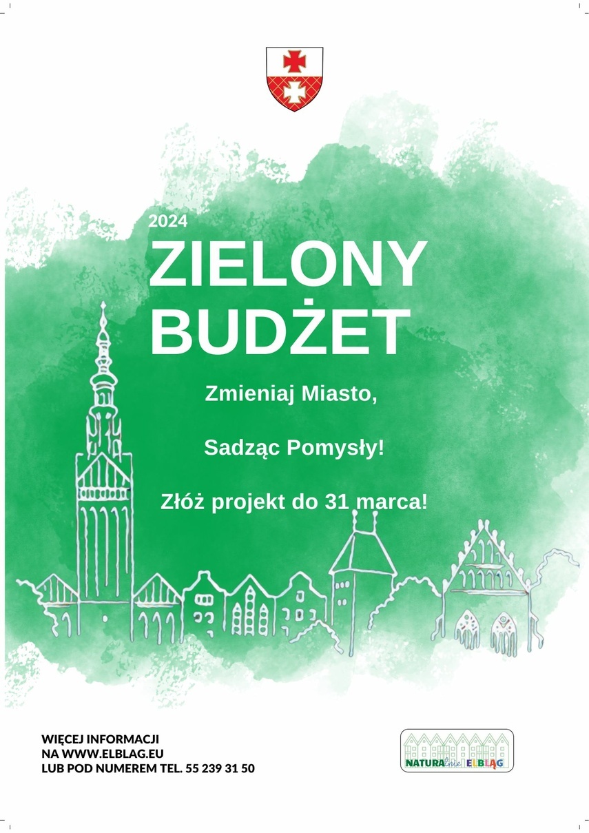 Elbląg, Zielony Budżet 2024. Czas na pomysły! Elbląg, Zielony Budżet 2024. Czas na pomysły!