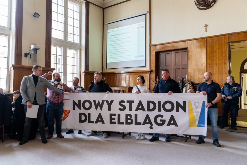Elbląg, Nowy stadion dla Elbląga na sesji Rady Miejskiej Elbląg, Nowy stadion dla Elbląga na sesji Rady Miejskiej