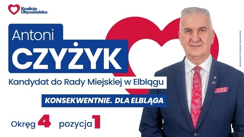 Antoni Czyżyk - Konsekwentnie dla Elbląga