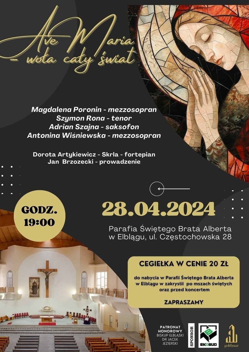 Elbląg, Koncert Ave Maria i nie tylko Elbląg, Koncert Ave Maria i nie tylko