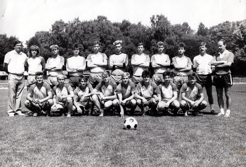 Elbląg, Juniorzy ZKS Olimpia Elbląg 1989r. (z arch. Lecha Strembskiego)