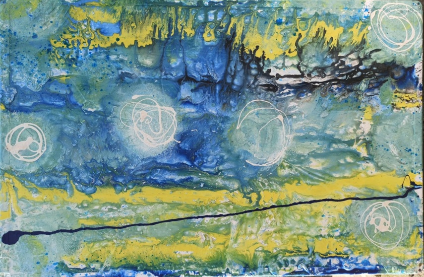 Elbląg, (ilustrujący obraz jest inspirowany obrazem van Gogha pt. "Gwieździsta noc") Elbląg, (ilustrujący obraz jest inspirowany obrazem van Gogha pt. "Gwieździsta noc")