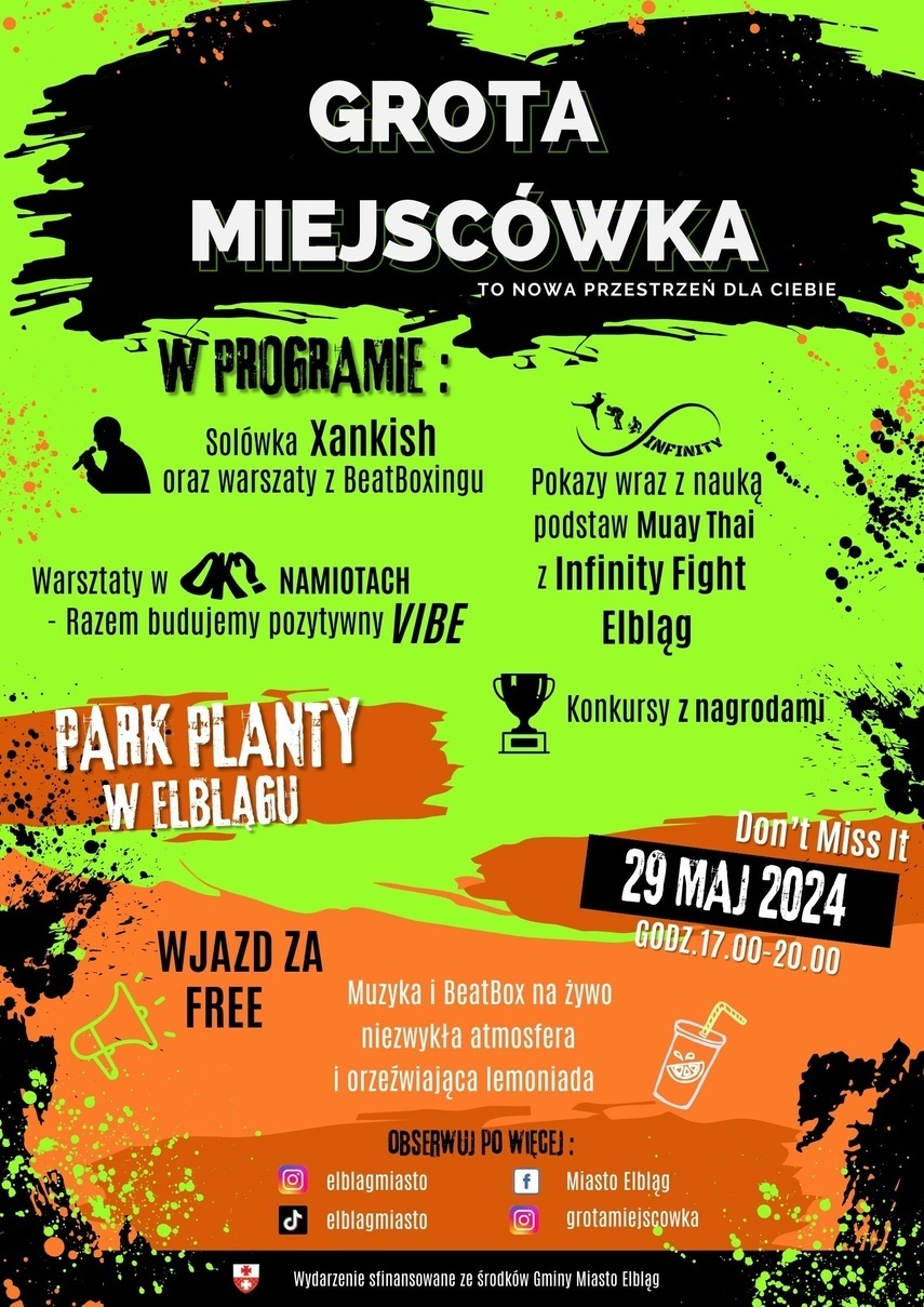 Elbląg, Grota Miejscówka powraca