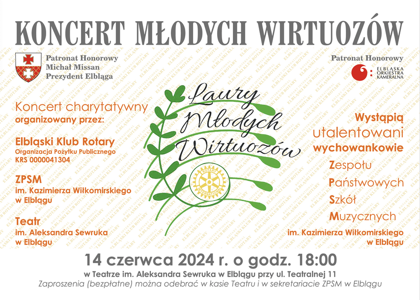 Elbląg, Młodzi wirtuozi na scenie Teatru