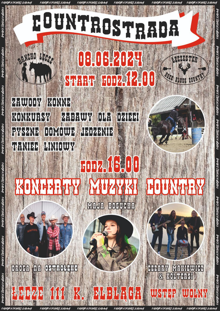 Elbląg, Rancho Łęcze otwiera sezon country