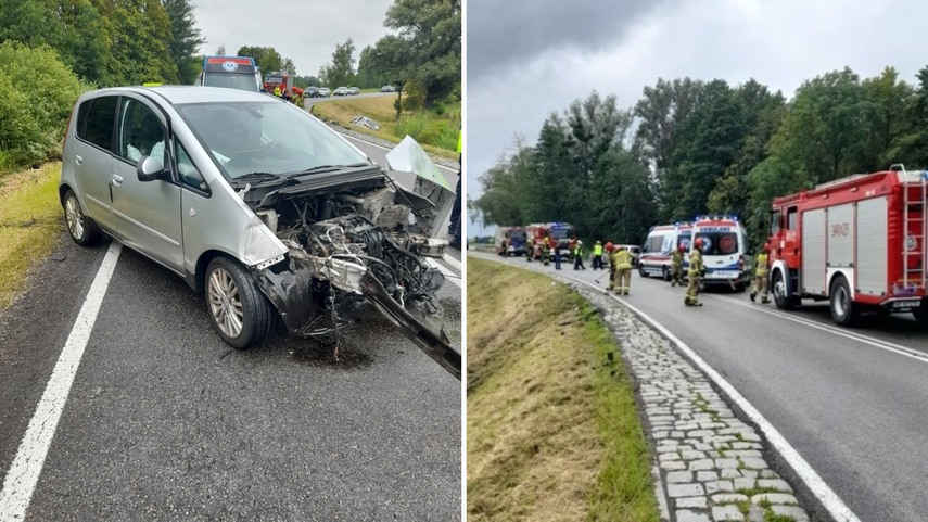 Elbląg, Kolizja na drodze nr 22. Ruch był zablokowany  (aktualizacja)