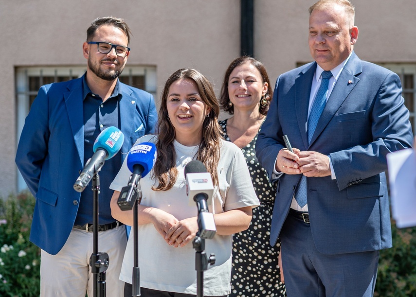 Elbląg, Sylwia Bożyk (na zdjęciu z przodu) została pełnomocnikiem prezydenta ds. dzieci i młodzieży