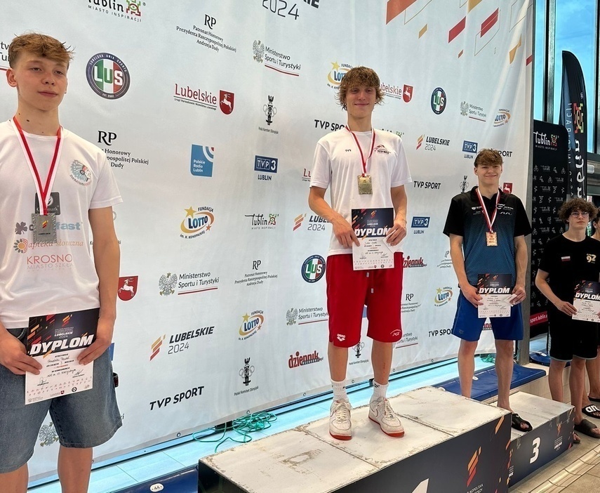 Elbląg, Marcel Jureko na najwyższym stopniu podium