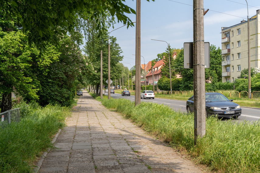 Elbląg, Czy rowerzyści pojadą bezpiecznie specjalnie przygotowaną dla nich ścieżką w ciągu ul. Królewieckiej?