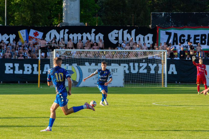 Elbląg, Ostatni mecz przy A8 w ubiegłym sezonie. Olimpia przegrała 1:3 z Polonią Bytom