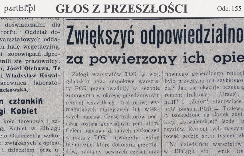 Elbląg, Głos Wybrzeża nr 199, 1950 r.