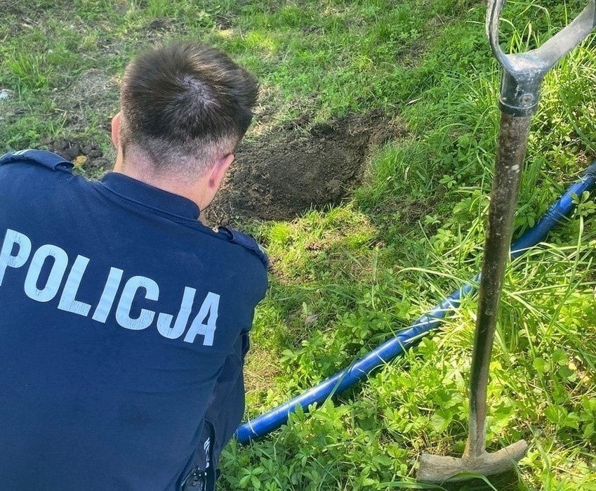 Elbląg, Policjanci podczas interwencji,