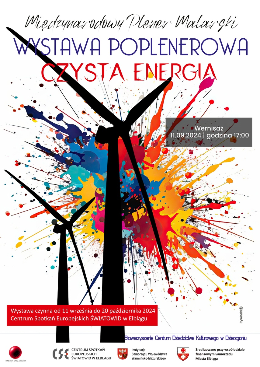 Elbląg, Międzynarodowy Plener Malarski | wystawa poplenerowa | „Czysta energia”