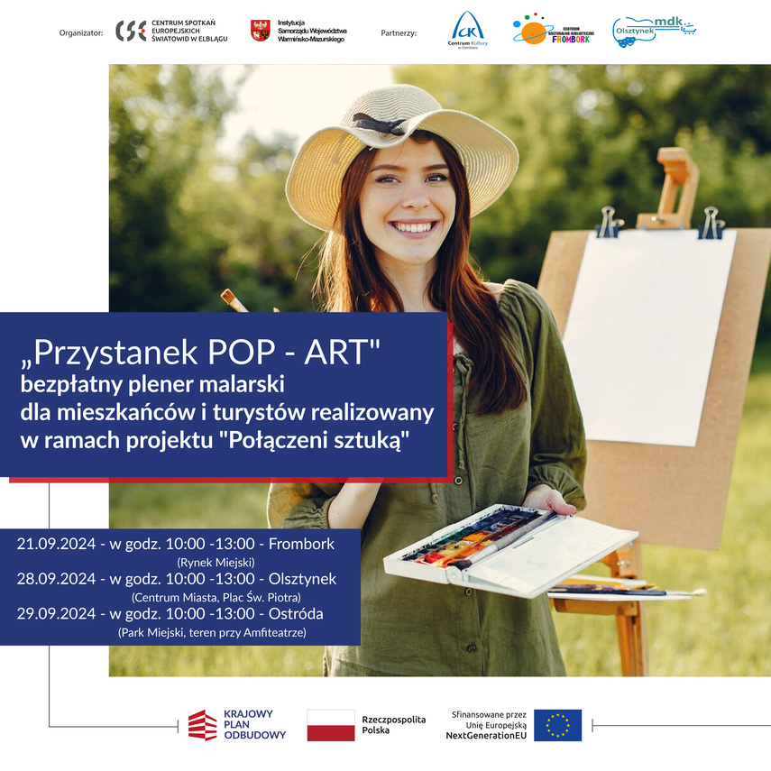 Elbląg, Przystanek Pop-Art. Bezpłatne warsztaty