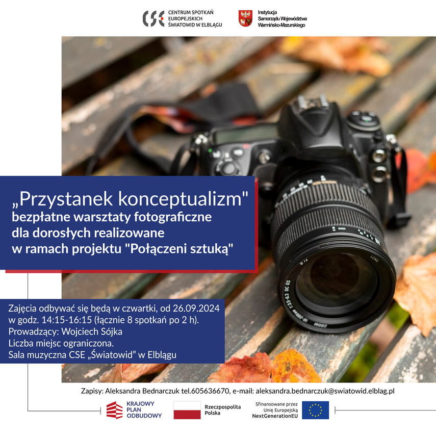 Elbląg, Warsztaty fotograficzne "Przystanek konceptualizm"